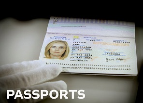 Passport website visuals